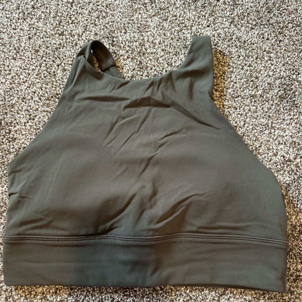 Dark Olive Sports Bra lululemon